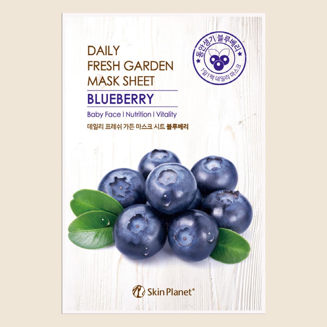 Skin Planet Daily Fresh Garden Mask Sheet Blueberry