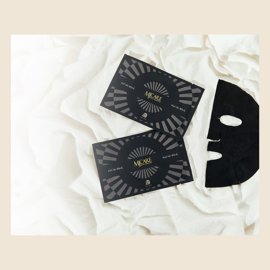 MJCARE Premium Charcoal Black Mask